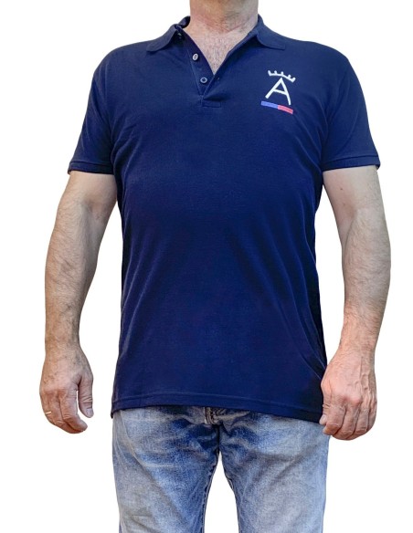 Polo Azul Hombre